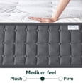 thumbnail image 3 of Zinus Spa Sensations Queen 10 inch Cooling Hybrid Pocket Spring Mattress in a Box, Medium Feel, Charcoal and Copper, Pressure Relief, CertiPUR-US Certified Foam, 3 of 8