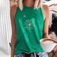 thumbnail image 2 of Besolor Débardeurs pour Femmes 2024 T-Shirts Sans Manches Imprimés Tendance Col Rond Tunique d'Été Décontractée, 2 of 5