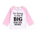thumbnail image 1 of Tout-petits Enfants Bébés Filles Garçons 2020 T-Shirts les Plus Récents Hauts à Manches Longues Grandes Sœurs Frères T-Shirts, 1 of 3