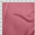thumbnail image 4 of oneOone Polyester Spandex Pink Fabric Stripes Sewing Material Print Fabric By The Yard 56 Inch Wide, 4 of 5