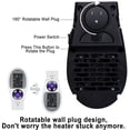 thumbnail image 3 of 500 Watts Ceramic Fan Heater Mini Fan Heater Economical Portable Space Heater Plug-in Heater With, 3 of 4