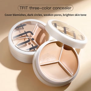 Korea Cosmetics TFIT 3-color Crème de maquillage pour visage de contour des yeux noir