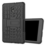 For Samsung galaxy Tab A 8.0 2017 case for SM- T380 T385 Tablet Armor case TPU+PC Shockproof Stand Cover capa Black SM-T380 T385