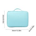 thumbnail image 4 of Wzzjkit Tablet Sleeve Bag with Multilayer Design for Efficient Storage Compact, Electronics Organizer Tablet Bag for Business Travel, Lightweight Tablet Sleeve for Men and Women, 4 of 7