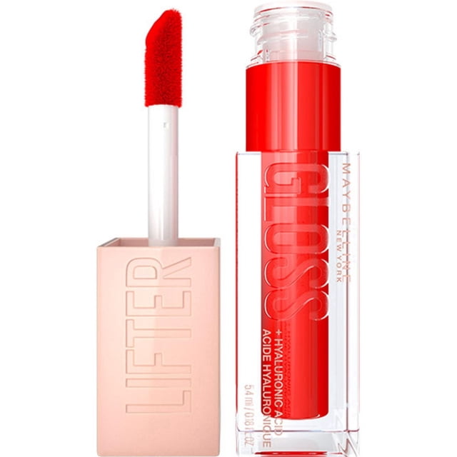 Maybelline New York Lifter Gloss, Brillant à lèvres hydratant à l'acide hyaluronique, sweetheart ,5.4 ml
