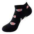 thumbnail image 1 of GDREDA Ruffle Socks 2 Pairs Womens Girls Novelty Funny Cute Ankle Socks 3D Print Pattern Design Colorful Low Cut Liner Socks B,, 1 of 2