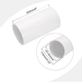 thumbnail image 2 of Unique Bargains PVC Rigid Round Pipe 101.6mm ID 110mm OD 20cm/8' Length White High Impact for Water Pipe, Crafts, Cable Sleeves, 2 of 6