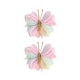 thumbnail image 1 of 2 Pcs Pinces à Cheveux Papillon Cheveux Bouclés Accessoires de Coiffure Portables Mignons Flocage Coloré, 1 of 9