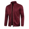 thumbnail image 1 of Men's Track Jackets Lightweight Full Zip Tops Casual Slim Fit Coat Workout Running Athletic Active Jacket With Pockets, 1 of 4
