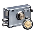 thumbnail image 1 of mmirethe Iron Wear-resistant Insurance Lock House Padlocks Locking Anti-Theft Universal Heavy-Duty Security Gear With Key Right Open with Edge, 1 of 6
