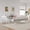 Blanc, variante sur Memoryfield Lit de Jour Double avec Tiroir-Lit Escamotable, Cadre en Métal avec Tête de Lit Élégante, Plateforme à Lattes en Acier, Canapé-Lit Convertible pour Salon, Chambre d'Amis et Chambre, Brun