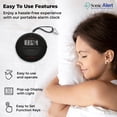 thumbnail image 2 of Sonic Alert SA-SBP100B Sonic Shaker Vibrating Travel Alarm Clock - Black, 2 of 5
