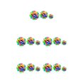 thumbnail image 3 of Maytalsory 3pcs/set Pet Dog Toy Interactive Rubber Balls For Dogs Safe And Non-Toxic Suitable For All Breeds As Shown 5Set, 3 of 6