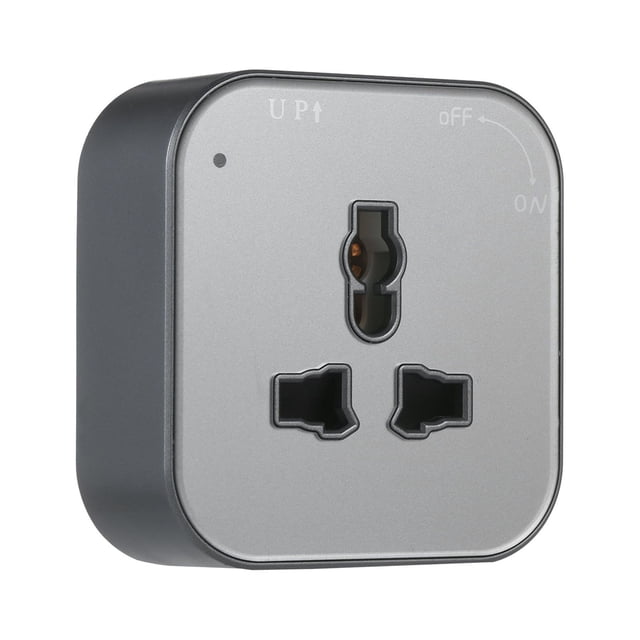 Amdohai Universal 3-Pin Track Sockets Power Track Socket Outlet Versatile Electric Mobile Track Socket Power Track Adapter