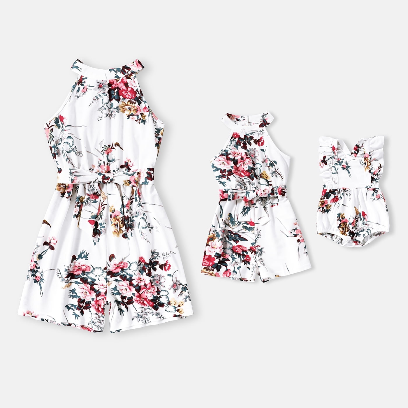 PatPat Women's Summer Family Matching Romper, Sizes Available