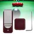 thumbnail image 4 of Snooker Chalk Holder, Durable Snooker Chalk Cover, Coffee Color For Snooker Billiards, 4 of 8