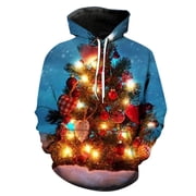 VJATTWR Merry Sweatshirt Men Get it Fast Autumn and Winter Men's Long Christmas Clothing Hoodie Pullover Fashion Cute Sweater