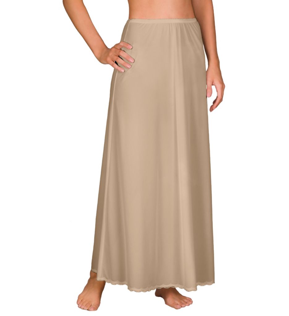 Women's Shadowline 4711638 38 Inch Long Flare Half Slip (Nude 1X)