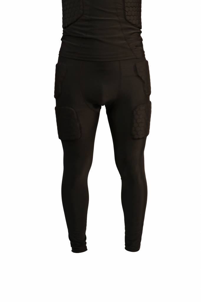 FS-07 Pantalon de compression de football, 5 Coussinets de protection Intégrés, m