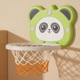 thumbnail image 4 of Green Adjustable Basketball Hoop Set For Children With Digital Scoreboard And Suction Mount, 4 of 6
