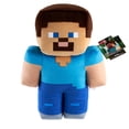 thumbnail image 1 of Minecraft Steve 16-in Scale Jumbo Plush Figure, Pixelated Design, 1 of 6