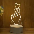 thumbnail image 2 of MesaSe Valenties Day 3D Night Light Creative Novelty LED Decorative Gift Table Lamp, 2 of 10