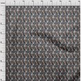 thumbnail image 4 of oneOone Georgette Viscose Dark Gray Fabric Tropical Craft Projects Decor Fabric Printed By The Yard 42 Inch Wide, 4 of 4