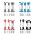 thumbnail image 3 of fastboy Ensemble de 8 Barres de Direction pour MN WPL 1/16 C14 Accessoires de Voiture RC Rouge, 3 of 6