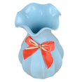 thumbnail image 2 of Flower Vase Shatterproof Desktop Decor Mini Lotus Leaf Mouth Imitation Ceramic Vase for Home, 2 of 9