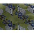 thumbnail image 4 of oneOone Georgette Viscose Fabric Leaves Block Print Fabric By Yard 42 Inch Wide, 4 of 4