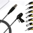 thumbnail image 3 of Mini Wired External Microphone Portable Microphone 3.5MM Lavalier Lapel Microphone For Sennheiser For Shure Wireless Black S(For Shure), 3 of 5