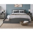 thumbnail image 4 of AFI Warren Solid Wood Traditional Full Bed w/ 2 Drawers in Gray, 4 of 14