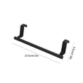 thumbnail image 2 of Perforation- Hanging Stainless Steel Towel Rack/rag Hanger/cabinet Door Back Towel Bar 4 Colors Size, 2 of 2