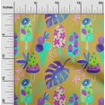 thumbnail image 2 of oneOone Georgette Viscose Yellow Fabric Texture Sewing Material Print Fabric By The Yard 42 Inch Wide-C4, 2 of 5