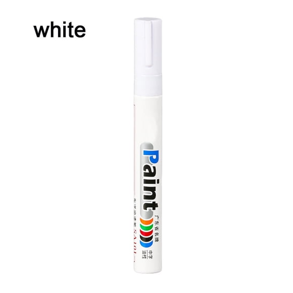 Permanent Tire Marker Pen 8ml, Waterproof Paint for Tire Lettering, Scratches, Custom Design, Car Detailing, Outdoor Use, Long Lasting Accent Accent