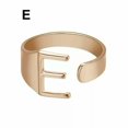 thumbnail image 1 of JUNWELL Fashion Adjustable Initial Alphabet Letter A-Z Ring Finger Rings Women Jewellery-Silver C, 1 of 9