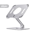 thumbnail image 2 of Xingzhi Support Pliable pour Tablette, Hauteur Réglable Multi-angle, Support en Alliage d'Aluminium, Support de Bureau à Domicile Mains Libres pour Portable, Cadeaux, Argent, 2 of 9