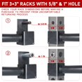 thumbnail image 2 of SYL Fitness Support de Plaques de Poids Olympique Support de Rangement pour Poids, Compatible avec Support 3x3 (58 1 Trou), 2 of 4