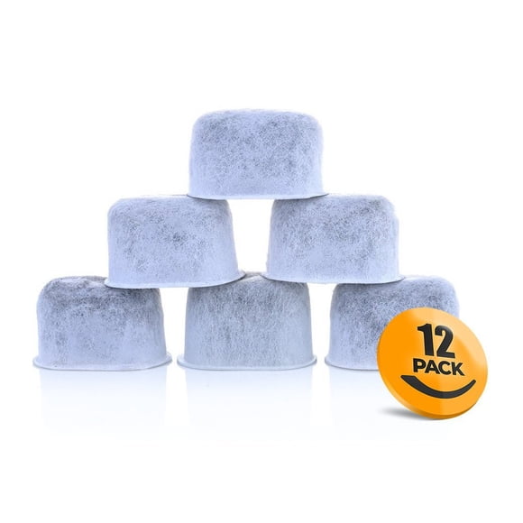 12-Pack Compatible KEURIG Replacment Water Filters by K&J - Universal Fit (NOT CUISINART) Keurig Compatible Filters - Replacement Charcoal Water Filters for Keurig 2.0 (and older) Coff