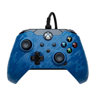 PDP Gaming Wired Controller: Revenant Blue - Xbox Series X|S, Xbox One, Xbox, Windows 10, 049-012-NA-CMBL