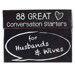 Christian Art Gifts 88 Great Conversation Starters for Husbands and Wives â€œ Romantic Card Game for Married Couples â€œ Christian Games, Communication & Marriage Help,
