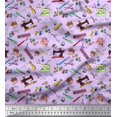 thumbnail image 1 of Soimoi Cotton Duck Fabric Scissor,Buttons & Machine Sewing Printed Fabric 1 Yard 56 Inch Wide, 1 of 3