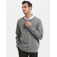 thumbnail image 3 of TOPTIE Mens Crewneck Soft Cotton Long Sleeve Jumper Pullover Sweater, 3 of 8