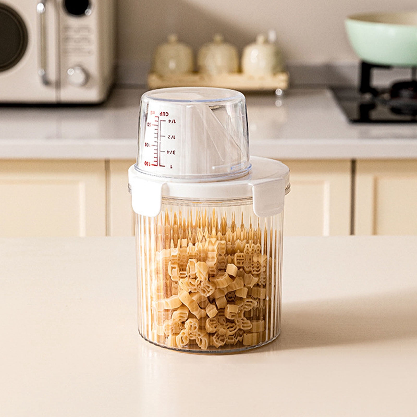 Seau à Riz de Cuisine Anti-Insectes de Qualité Alimentaire Réservoir de Stockage de Farine Boîte de Stockage de Céréales