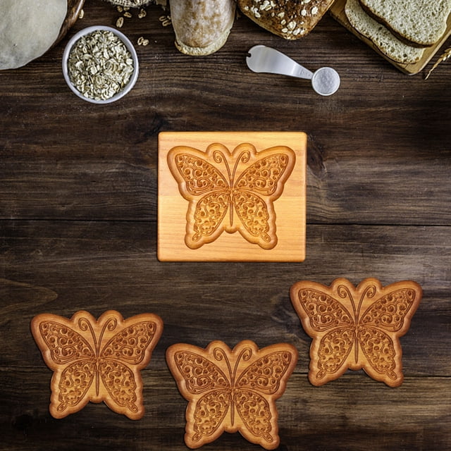 Oleegame 1PC Cookie Mold Cookie Molds Provences Rose Cookie Stamp Embossing Molds Craft Decorating Baking Tool