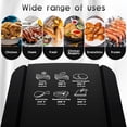 thumbnail image 2 of Intexca 4QT Air Fryer , 1400W, Panier Antiadhésif (Noir), 2 of 5