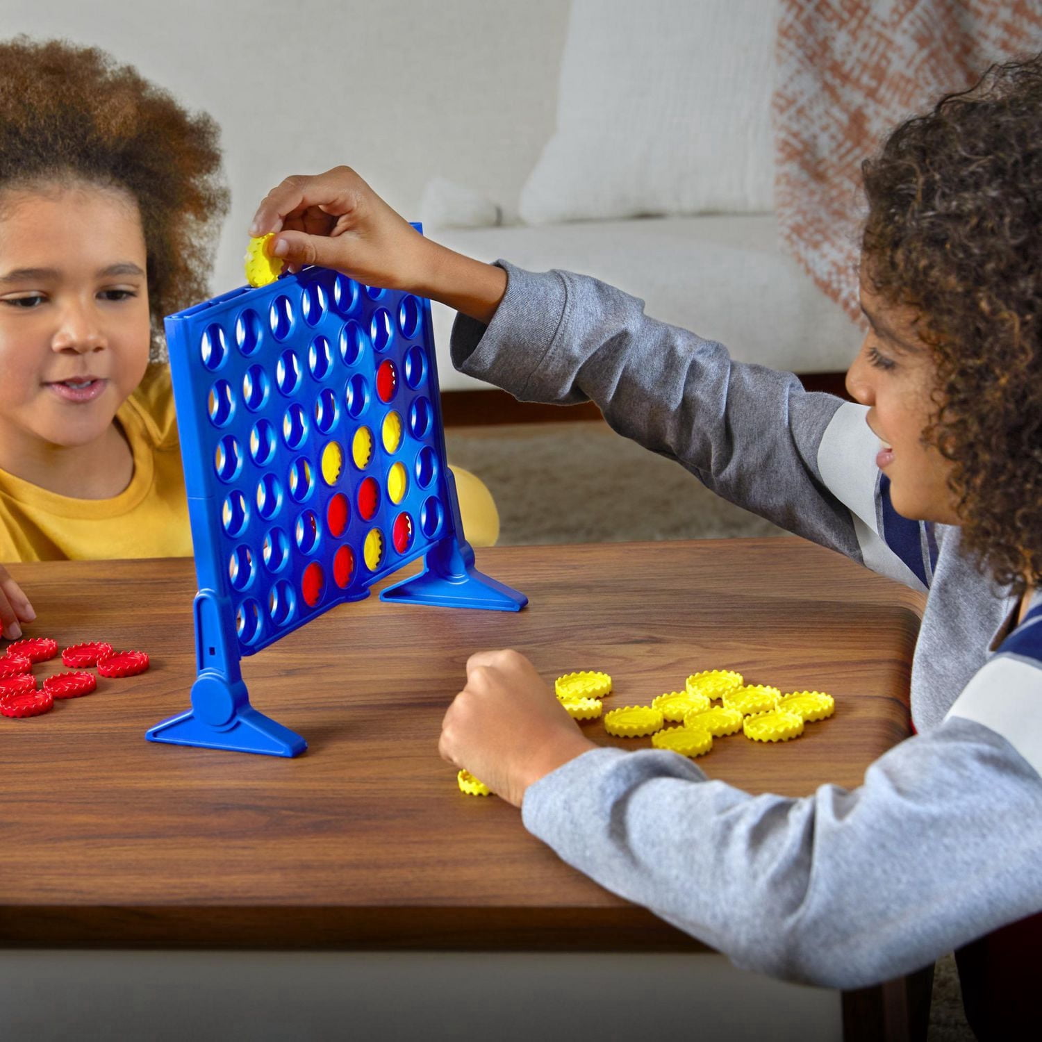 Jeu classique Connect 4, jeu de stratégie pour 2 joueurs, grille Connect 4, 4 en ligne, jeu pour enfants, à partir de 6 ans