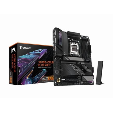 Aorus Ultra Durable X870E Aorus ELITE WIFI7 Carte Mère de Bureau de Jeu - Chipset AMD X870E - Socket AM5 - ATX (x870eaoruselitewifi7)