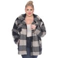 thumbnail image 1 of White Mark Women's Plaid Shacket, 1 of 6