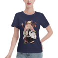 thumbnail image 1 of T-Shirt Basique à Manches Courtes pour Femmes Demon Slayer : Koiju et Nidouzi, 1 of 6